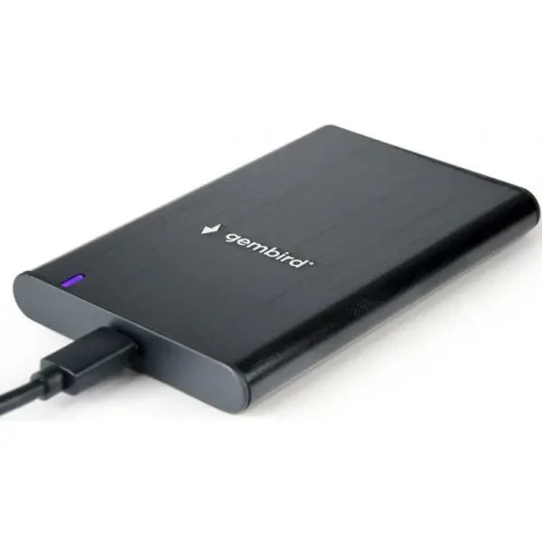 Зовнішня кишеня Gembird SATA HDD 2.5 USB 3.1 алюміній Black (EE2-U3S-6) 4