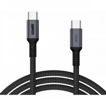 Кабель ArmorStandart Type-C to Type-C PD 100W Aluminum Alloy 1m Black-Grey (ARM69370)