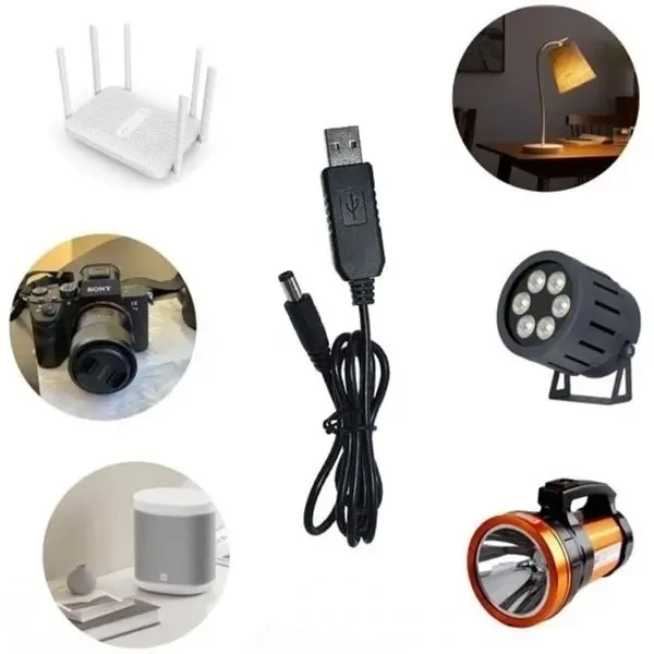 Кабель ArmorStandart USB - DC 5.5x2.1 12V 0.8 м для живлення роутера (ARM65663/ARM78384) 4