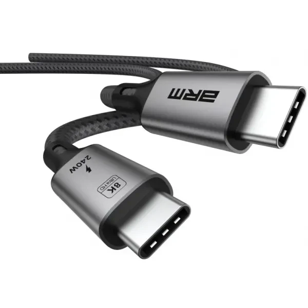 Кабель ArmorStandart USB 4.0 Type-C - Type-C 240W 8K 60hz 40Gbps 1m Black (ARM81921) 2