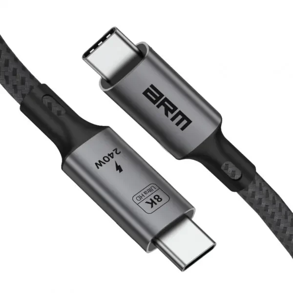 Кабель ArmorStandart USB 4.0 Type-C - Type-C 240W 8K 60hz 40Gbps 1m Black (ARM81921) 3