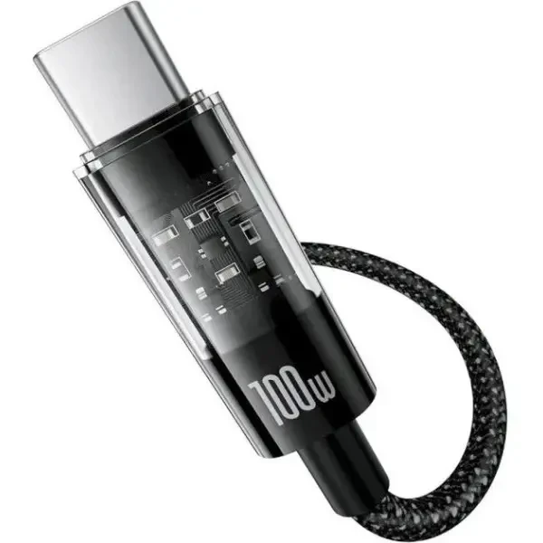 Кабель Baseus Gem Fast-Charging USB to Type-C 100W 1m Black (P10373002111-00) 2