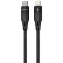 Кабель Proove Soft Silicone Type-C to Lightning 27W 1m Black (CCSO27002101)