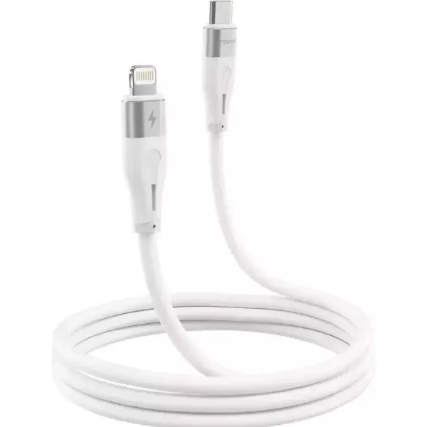Кабель Proove Soft Silicone Type-C to Lightning 27W 1m White (CCSO27002102) 3