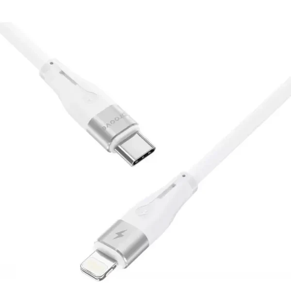 Кабель Proove Soft Silicone Type-C to Lightning 27W 1m White (CCSO27002102) 2
