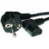Кабель живлення для ПК вугловий Atcom 0,75 мм CEE 7/7- IEC C13, 1.8 м Black (15270)