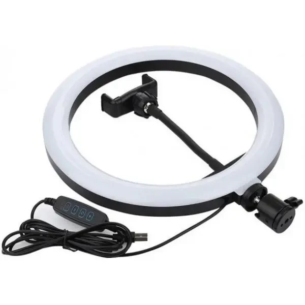 DM Лампа кільцева Ring Fill Light QX-260 26 см 10 дюймів USB без тримача