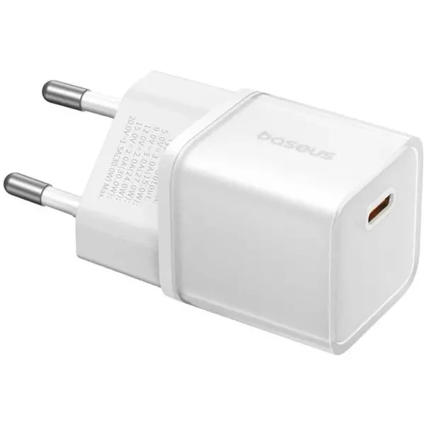 Мережевий зарядний Baseus GaN5S Fast Charger 30W Type-C White (P10162504213-00) 2