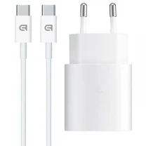 Мережевий зарядний пристрій ArmorStandart AR-TA800W USB-C 25W + cable USB-C to USB-C White (ARM63804)