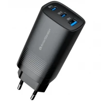 Мережевий зарядний пристрій ArmorStandart Resolute Power ARP-721 67W GaN Black (ARM88384)