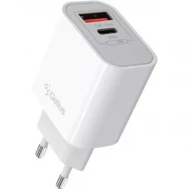 Мережевий зарядний пристрій Gelius Genesis Merge GP-HC060 GaN USB+Type-C 35W White