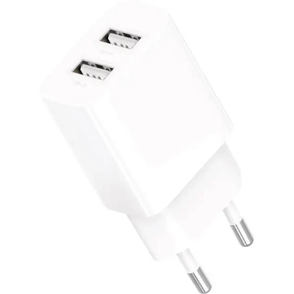 Мережевий зарядний пристрій Gelius Simple GP-HC059 2 USB 2.4A + cable microUSB White 2