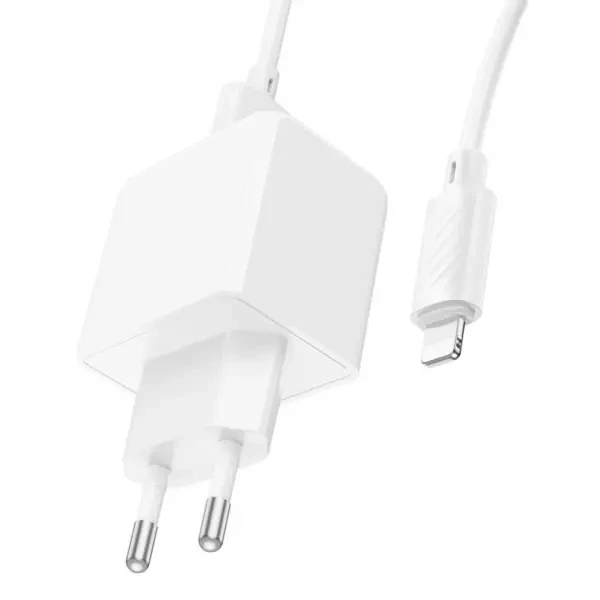 Мережевий зарядний пристрій Hoco CS11A 2.1A + cable USB to Lightning 1m White 2