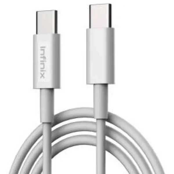 Мережевий зарядний пристрій Infinix XC06 PD 30W + cable Type-C to Type-C White 3