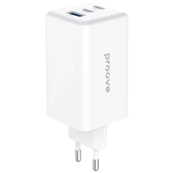 Мережевий зарядний пристрій Proove Pocket GaN 100W (2Type-C + USB) White (WCPG10012202)