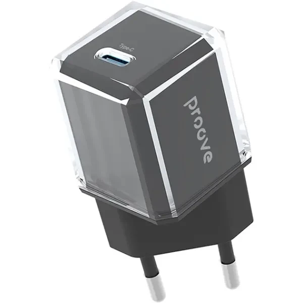 Мережевий зарядний пристрій Proove Pure GaN 30W Type-C Black (WCPU30012201)