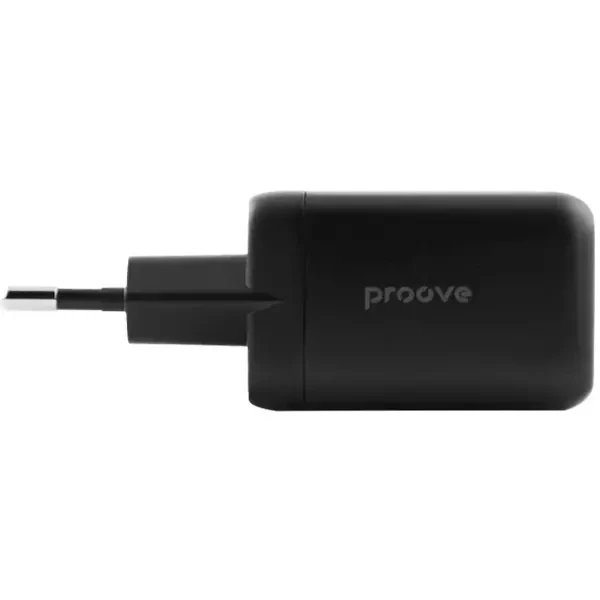 Мережевий зарядний пристрій Proove Silicone Power 40W (Type-C + Type-C) Black (WCSP4020001) 3