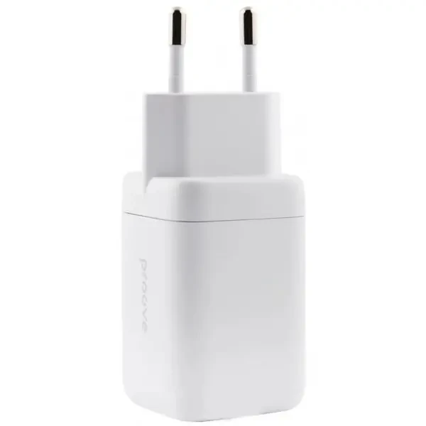 Мережевий зарядний пристрій Proove Silicone Power 40W (Type-C + Type-C) White (WCSP4020002) 2