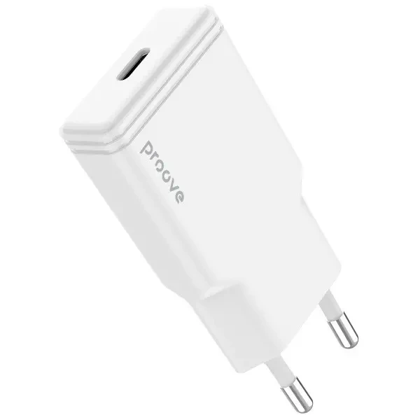 Мережевий зарядний пристрій Proove Slender 20W Type-C White (WCSS20010002) 4