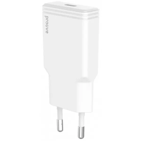 Мережевий зарядний пристрій Proove Slender 20W Type-C White (WCSS20010002)