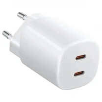 Мережевий зарядний пристрій Xiaomi 45W Nano Turbo 2xType-C White (BHR087OEU)