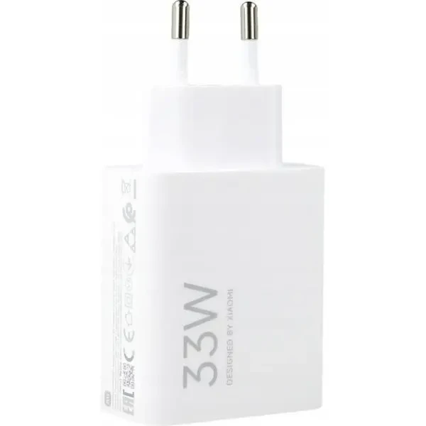 Мережевий зарядний пристрій Xiaomi Mi 33W Charging Combo (Type-A)  + cable Type-C White (BHR9956EU) 2