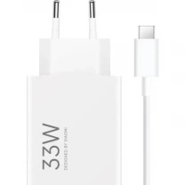Мережевий зарядний пристрій Xiaomi Mi 33W Charging Combo (Type-A)  + cable Type-C White (BHR9956EU)