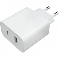 Мережевий зарядний пристрій Xiaomi Mi 33W USB+Type-C EU White (BHR4996GL)