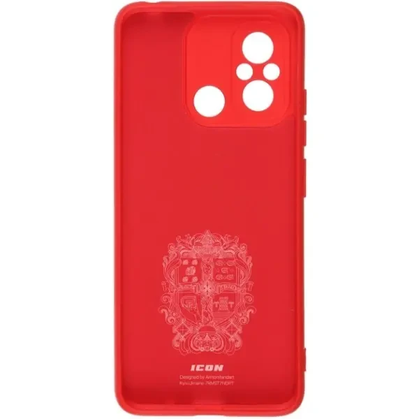 Панель ArmorStandart Icon Camera cov для Xiaomi Redmi 12C/11A/Poco C55 Red (ARM65966) 2