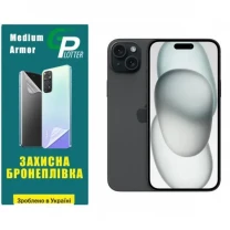 Apple Поліуретанова плівка GP Medium Armor на екран iPhone 15 Plus Глянцева