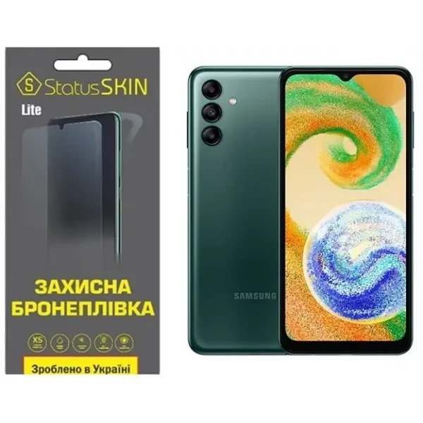 Поліуретанова плівка StatusSKIN Lite на екран Samsung A04s A047 Глянцева