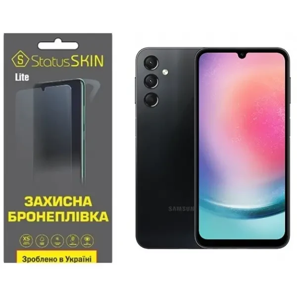 Поліуретанова плівка StatusSKIN Lite на екран Samsung A24 A245 Глянцева