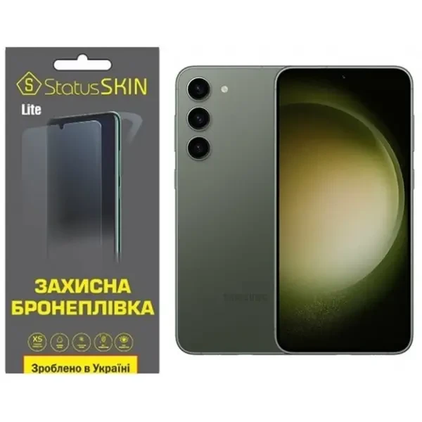 Поліуретанова плівка StatusSKIN Lite на екран Samsung S23 Plus S916 Глянцева