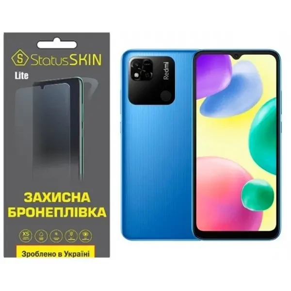 Поліуретанова плівка StatusSKIN Lite на екран Xiaomi Redmi 10A Глянцева