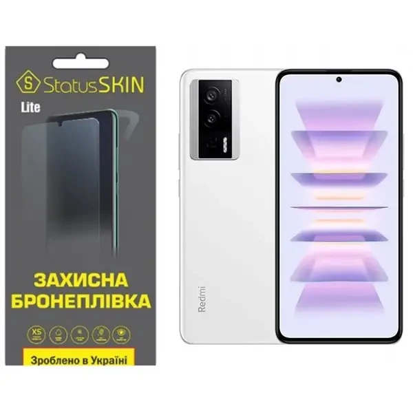Поліуретанова плівка StatusSKIN Lite на екран Xiaomi Redmi K60/K60 Pro/Poco F5 Pro 5G Матова