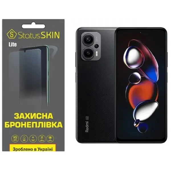 Поліуретанова плівка StatusSKIN Lite на екран Xiaomi Redmi Note 12T Pro Глянцева