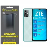 Поліуретанова плівка StatusSKIN Lite на екран ZTE Blade A53 Pro Глянцева