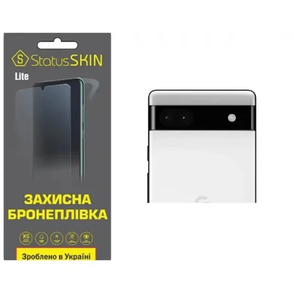 Поліуретанова плівка StatusSKIN Lite на камеру Google Pixel 6a Глянцева