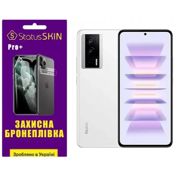 Поліуретанова плівка StatusSKIN Pro plus на екран Xiaomi Redmi K60/K60 Pro/Poco F5 Pro 5G Матова
