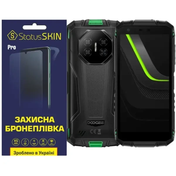 Поліуретанова плівка StatusSKIN Pro на екран Doogee Fire 3 Pro Глянцева