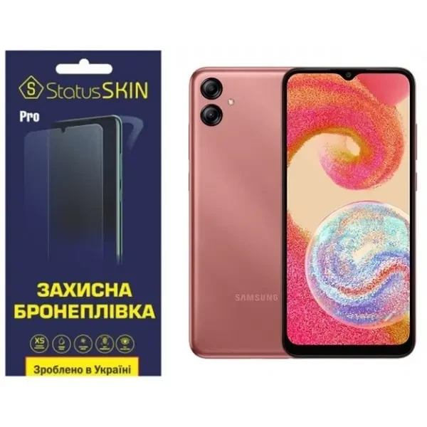 Поліуретанова плівка StatusSKIN Pro на екран Samsung A04e A042/M04 M045/F04 E045 Глянцева