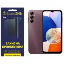 Поліуретанова плівка StatusSKIN Pro на екран Samsung A14 A145/A14 5G A146 Глянцева