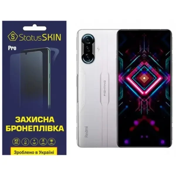 Поліуретанова плівка StatusSKIN Pro на екран Xiaomi Redmi K40 Gaming Глянцева