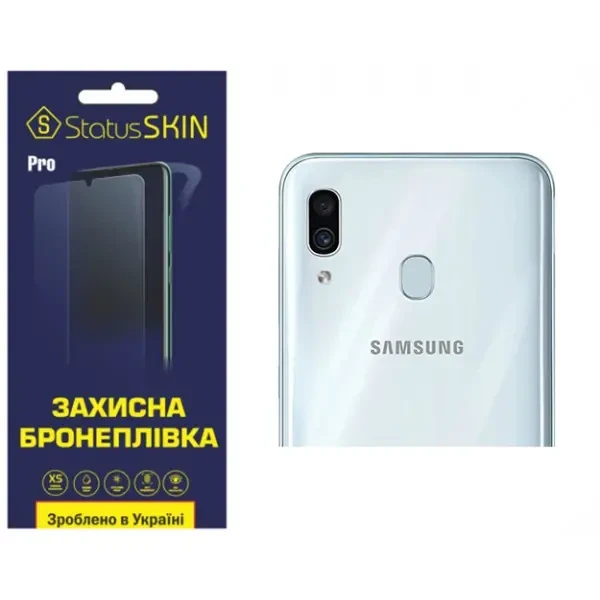 Поліуретанова плівка StatusSKIN Pro на камеру Samsung A30 A305 Глянцева