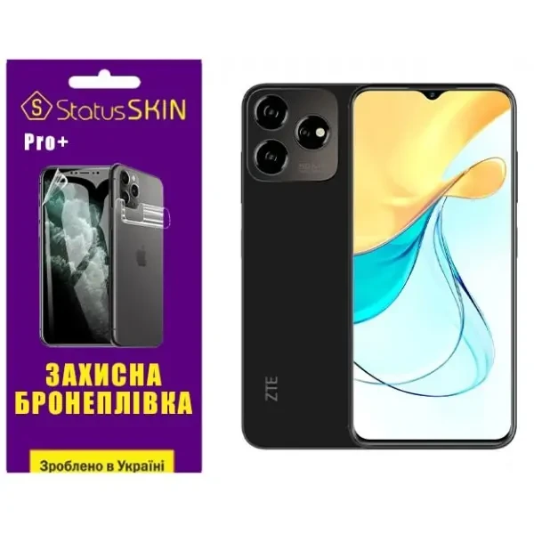 Поліуретанова плівка StatusSKIN Pro+ для ZTE Blade V50 Design 4G Глянцева