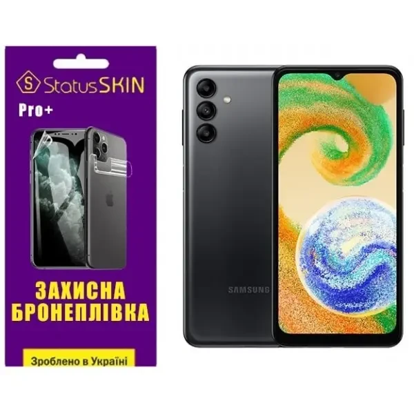 Поліуретанова плівка StatusSKIN Pro+ на екран Samsung A04s A047 Глянцева