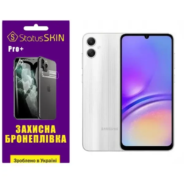 Поліуретанова плівка StatusSKIN Pro+ на екран Samsung A05 A055 Глянцева