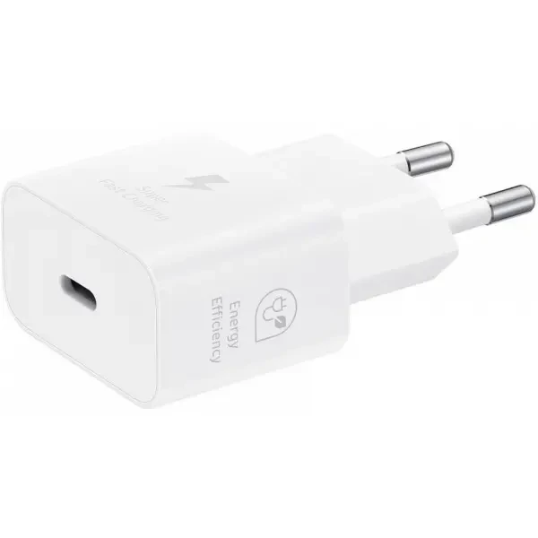 Мережевий зарядний пристрій Samsung 25W Travel Adapter + cable Type-C White (EP-T2510XWEGEU) 3