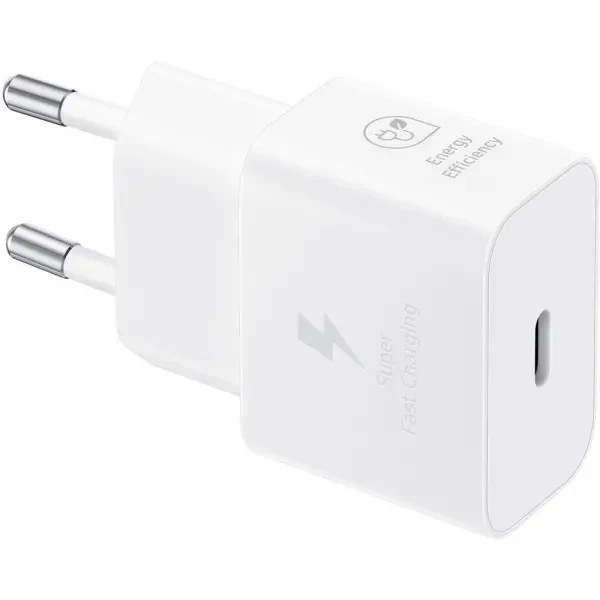 Мережевий зарядний пристрій Samsung 25W Travel Adapter + cable Type-C White (EP-T2510XWEGEU) 4