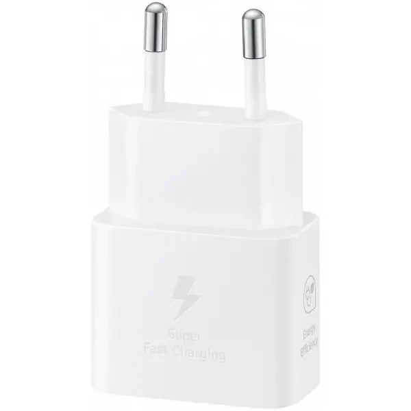 Мережевий зарядний пристрій Samsung 25W Travel Adapter + cable Type-C White (EP-T2510XWEGEU) 2